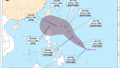 第22号台风“银杏”生成，最强可达台风级！海口未来3天天气……