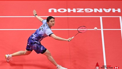 世界羽联总决赛再传喜报,国羽女单2将韩悦、王祉怡携手晋级4强