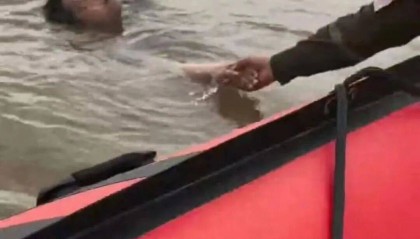 230斤重小伙酒后落水,漂浮7小时终获救……