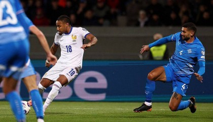 世预赛-恩昆库建功马特塔破门 法国2-2冰岛无缘四连胜