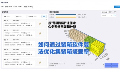 如何通过装箱软件的算法优化集装箱装载率