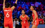 惊天大逆转！连场让二追三！世联赛-中国女排3-2美国队