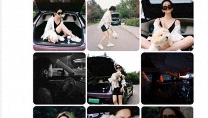 刘亦菲晒与新狗狗合照,穿白衬衫戴墨镜清爽出游