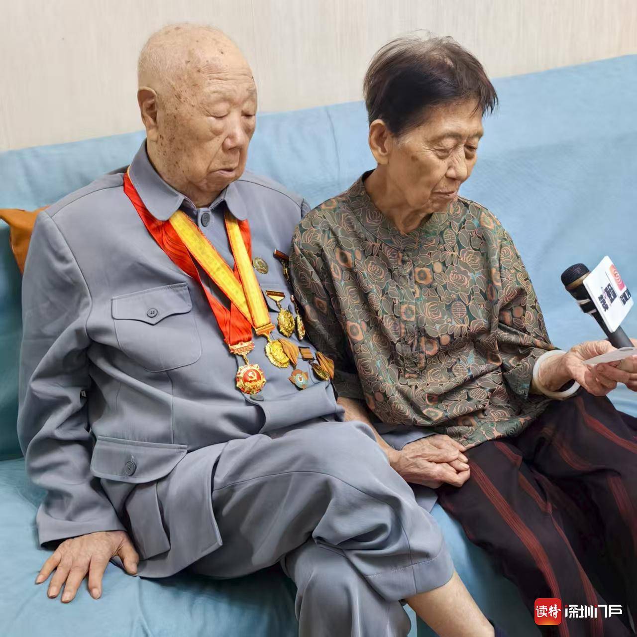 家住深圳福田的103岁抗战老兵孟祥科：年轻人要珍惜现在来之不易的好日子