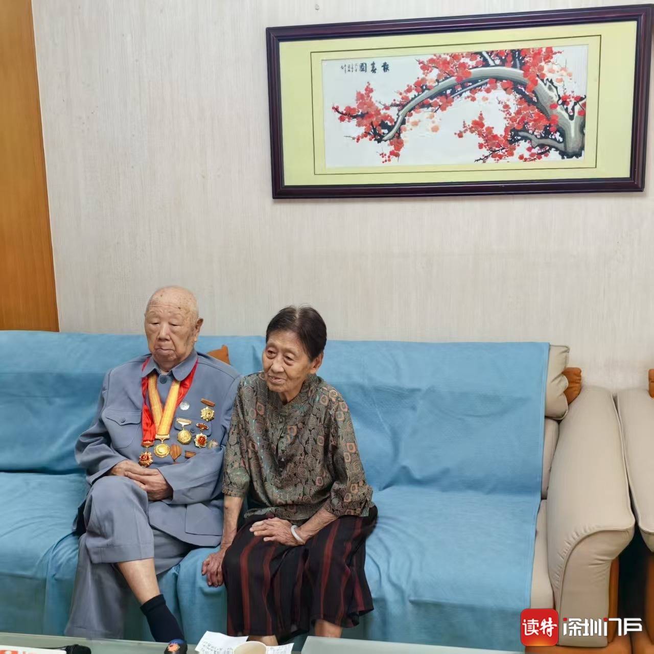 家住深圳福田的103岁抗战老兵孟祥科：年轻人要珍惜现在来之不易的好日子