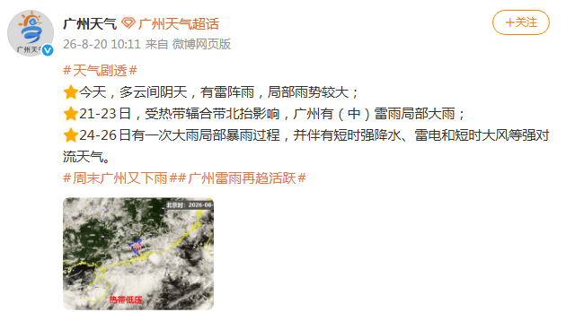 暴雨马上到广州！台风“沙德尔”或成超强台风！